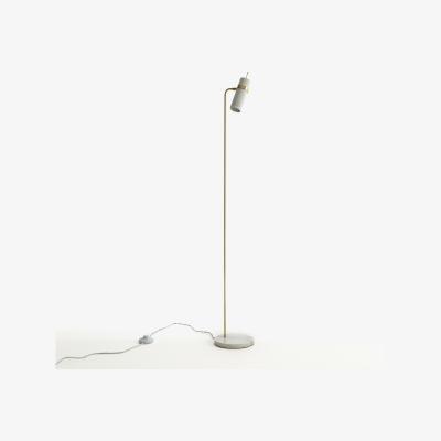 La Redoute Isaure Adjustable Reading Floor Lamp in Brass & Marble