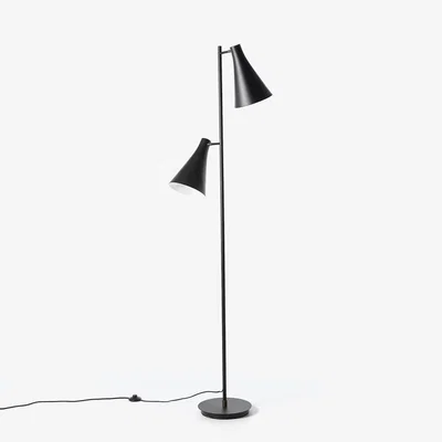 La Redoute Jameson Reading Floor Lamp with Two Adjustable Shades
