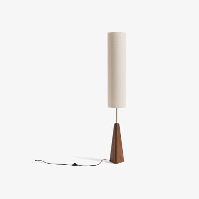 La Redoute Nestwood Walnut-Stained Solid Oak Floor Lamp