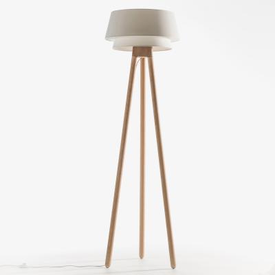 La Redoute Epilogon Oak Tripod Floor Lamp