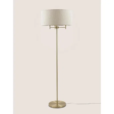 Marks & Spencer M&S Fleur Floor Lamp - Grey Mix, Grey Mix
