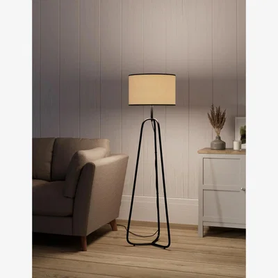 Marks & Spencer M&S Dylan Tripod Floor Lamp - Black, Black