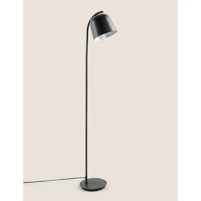 Marks & Spencer M&S Finn Scandi Metal Floor Lamp - Grey, Grey,Blush,Black