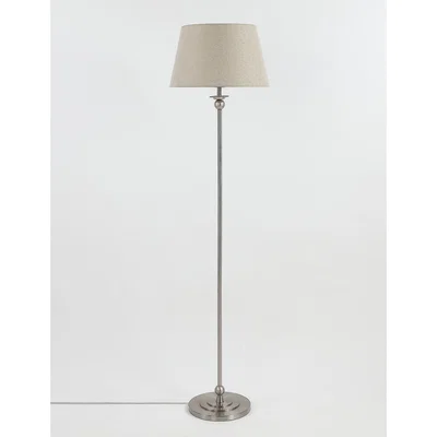 Marks & Spencer M&S Blair Floor Lamp - Grey Mix, Grey Mix,Black Mix,Antique Brass