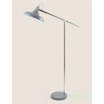 Marks & Spencer M&S Lincoln Salvage Floor Lamp - Grey, Grey