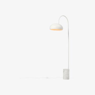 Made.com Cara Overreach Floor Lamp, Muted Grey