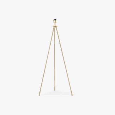 Made.com Bently Tripod Floor Lamp Base, Brass