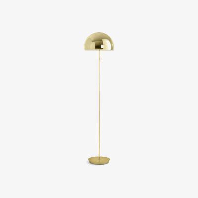 Made.com Collet Dome Floor Lamp, Brass