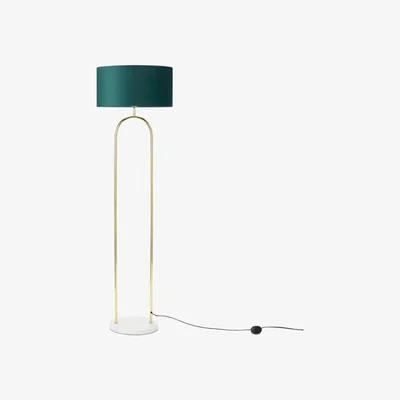 Made.com Carmella Floor Lamp, Brass & Marble