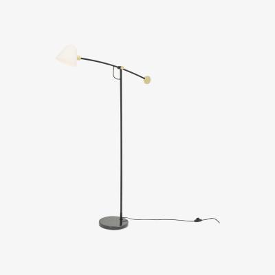 Made.com Calico Floor Lamp, Black & Brass
