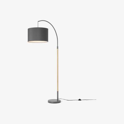 Made.com Kyle Overreach Floor Lamp, Grey