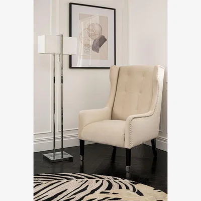 My Furniture Ellington Silver Floor Light