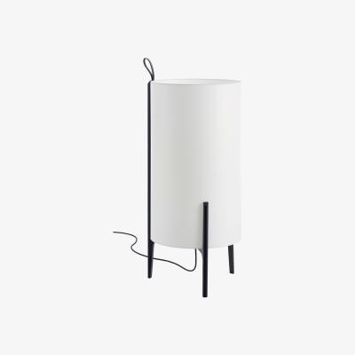 Made in Design Greta Floor lamp - / Ø 40 x H 90 cm by Carpyen White/Black