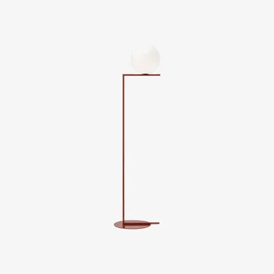 Made in Design IC F2 Floor lamp - / H 185.2 cm by Flos White/Red