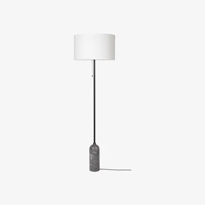 Made in Design Gravity Floor lamp - / Avec variateur - Ø 50 x H 169 cm by Gubi White/Grey