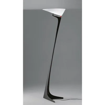 Made in Design Masters' Pieces - Montjuic Floor lamp - 1990 by Artemide White/Black