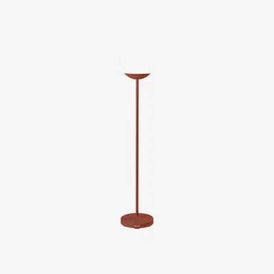 Made in Design Mooon! LED Wireless floor lamp - / H 134 cm - Bluetooth by Fermob Red