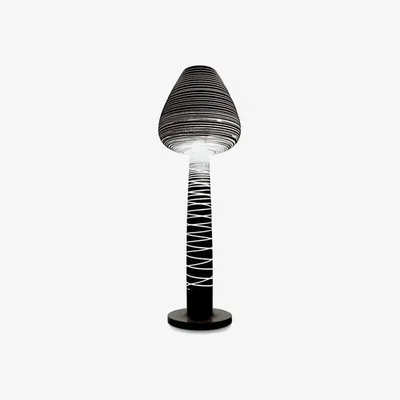 Made in Design Lady Mary Floor lamp - H 208 cm by Serralunga Black