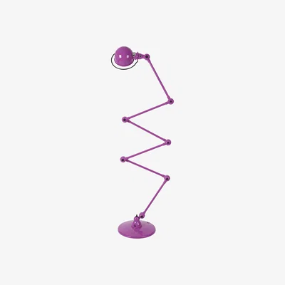 Made in Design Loft Zigzag Floor lamp - 6 arms - H max 240 cm by Jieldé Purple