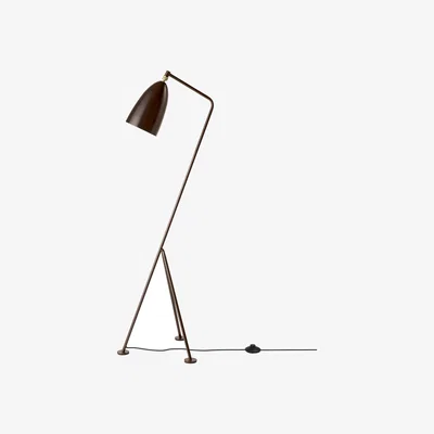 Made in Design Gräshoppa Floor lamp metal brown / Grossman- 1947 reissue - Gubi