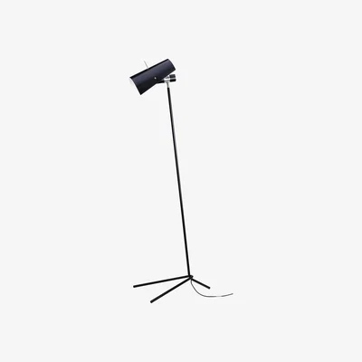 Made in Design Claritas Floor lamp - Reissue 1946 - H 164 cm by Nemo Black