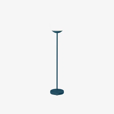 Made in Design Mooon! LED Wireless floor lamp - / H 134 cm - Bluetooth by Fermob Blue