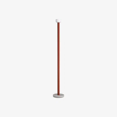 Made in Design Bellhop Floor lamp - / Cement base - H 178 cm by Flos Red