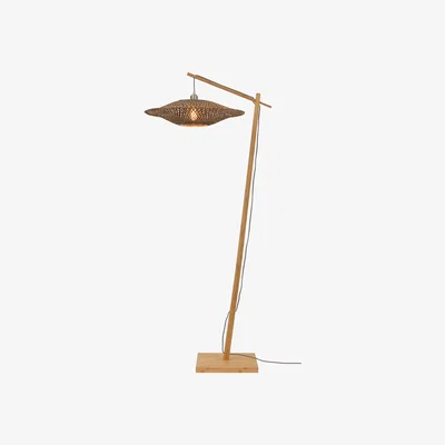 Made in Design Bali Medium Floor lamp - / Bamboo - H 176 cm - Ø 60 cm by GOOD&MOJO Natural wood