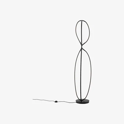 Made in Design Arrival LED Floor lamp - / Aluminium - H 192 cm / Bluetooth by Artemide Black