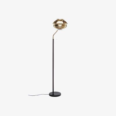 Made in Design A808 Floor lamp metal gold / Alvar Aalto, 1955 - ARTEK