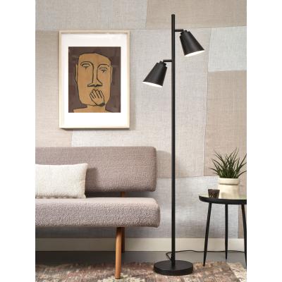 Made in Design Bremen Floor lamp - / 2 adjustable spotlights - H 162 cm by It's about Romi Black