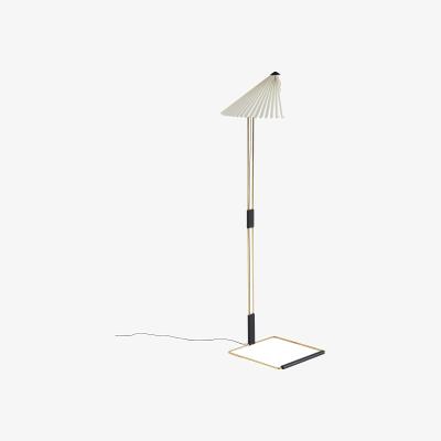 Made in Design Matin Floor lamp textile white white fabric / Ø 50 x H 129 cm - Hay