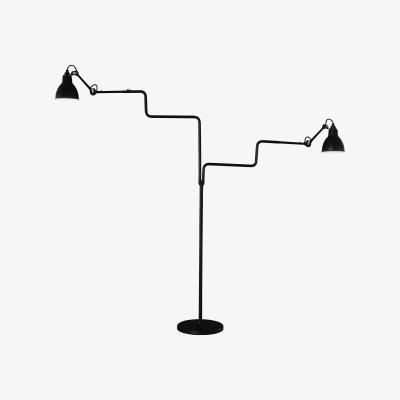 Made in Design N° 411 Double Floor lamp - Lampe Gras by DCW éditions Black