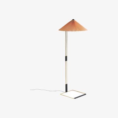 Made in Design Matin Floor lamp textile orange peach fabric / Ø 50 x H 129 cm - Hay