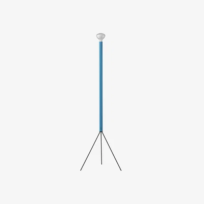 Made in Design Luminator Floor lamp - / A. & P. Castiglioni, 1954 by Flos Blue