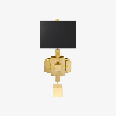 Made in Design Puzzle Lamp - H 94 cm by Jonathan Adler Black/Gold