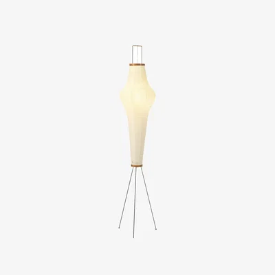 Made in Design Akari 14A Floor lamp paper beige /Isamu Noguchi, 1951 - Ø 51 x H 158 cm - Vitra