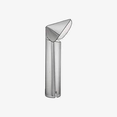 Made in Design Chiara Floor lamp - / Ø 72 x H 145 cm - Steel / 1969 reissue by Flos Grey/Metal