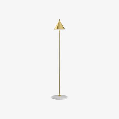 Made in Design Captain Flint Indoor Floor lamp - 154 cm - Adjustable - Marble base by Flos Gold/Metal