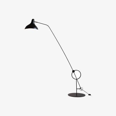 Made in Design Mantis BS8 Floor lamp metal black / 1951 reissue - Adjustable - H 160 cm - DCW éditions