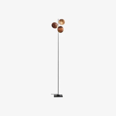Made in Design Lederam F3 Floor lamp by Catellani & Smith Black/Copper
