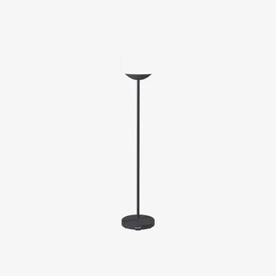 Made in Design Mooon! LED Wireless floor lamp - / H 134 cm - Bluetooth by Fermob Black