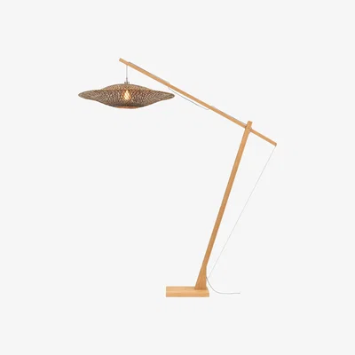 Made in Design Bali Large Floor lamp - / Bamboo - H 218 - Ø 87 cm by GOOD&MOJO Natural wood