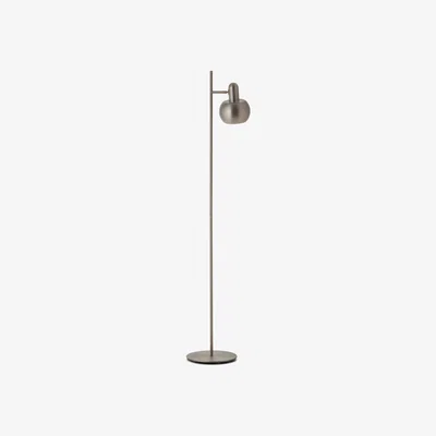 Made in Design BF20 Single Floor lamp - / 1 adjustable lampshade by Frandsen Grey/Silver/Metal