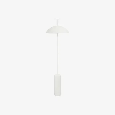Made in Design Geen-a Floor lamp - / Reading light - Steel / H 132 cm by Kartell White