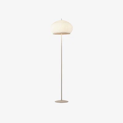 Made in Design Knit LED Floor lamp textile beige / Ø 45 x H 178 cm - Knitted - Vibia
