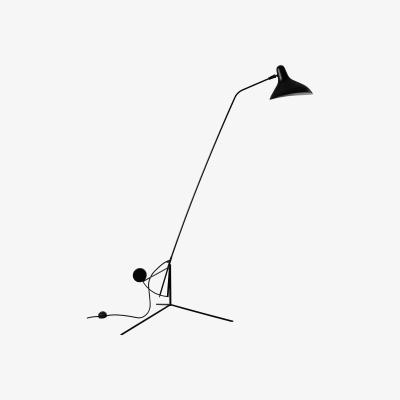 Made in Design Mantis BS1 Floor lamp by DCW éditions - Schottlander Black