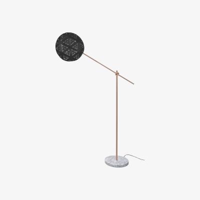 Made in Design Chanpen Hexagon Floor lamp - Ø 36 cm - Triangle patterns by Forestier Black