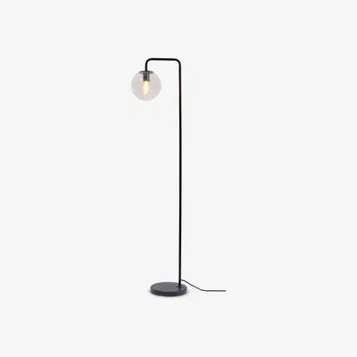 Made in Design Warsaw Floor lamp - / Glass & metal by It's about Romi Black