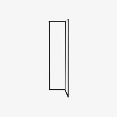 Made in Design Spigolo LED Floor lamp - / 44 x 64 x H 178 cm by Nemo Black